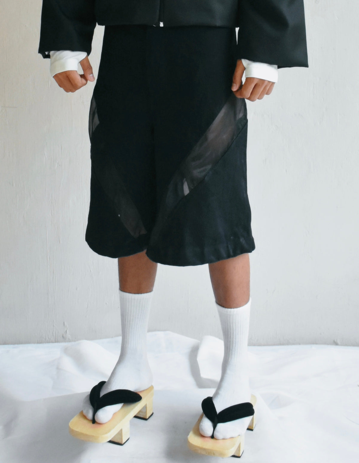 The MVN Denim Shorts in Black