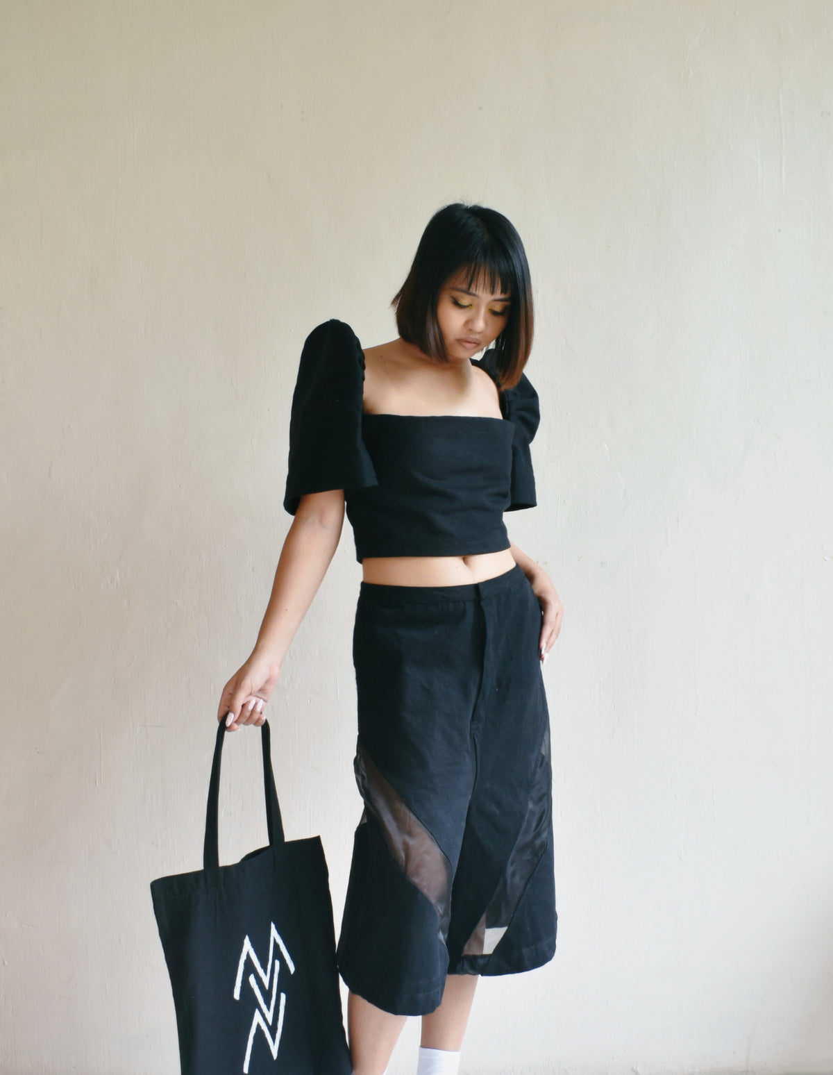 Denim Terno Top