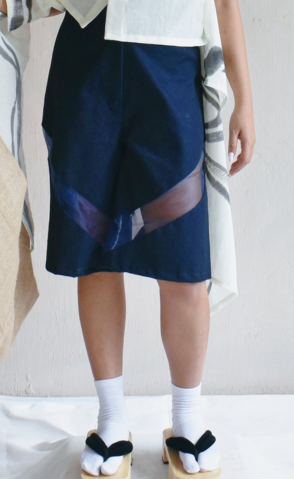 The MVN Denim Shorts in Navy