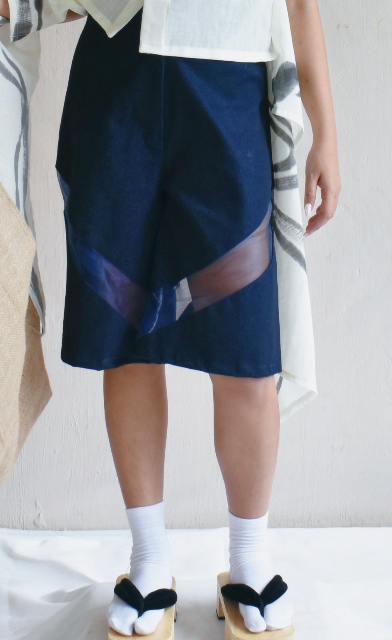 The MVN Denim Shorts in Navy