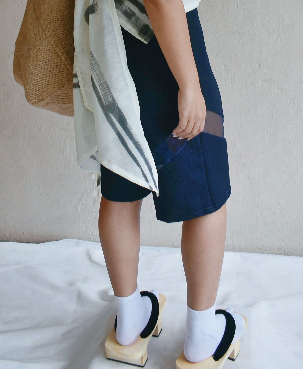 The MVN Denim Shorts in Navy