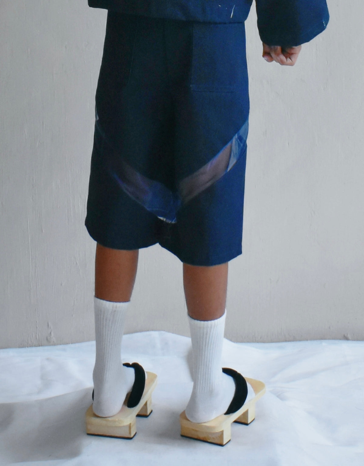 The MVN Denim Shorts in Navy