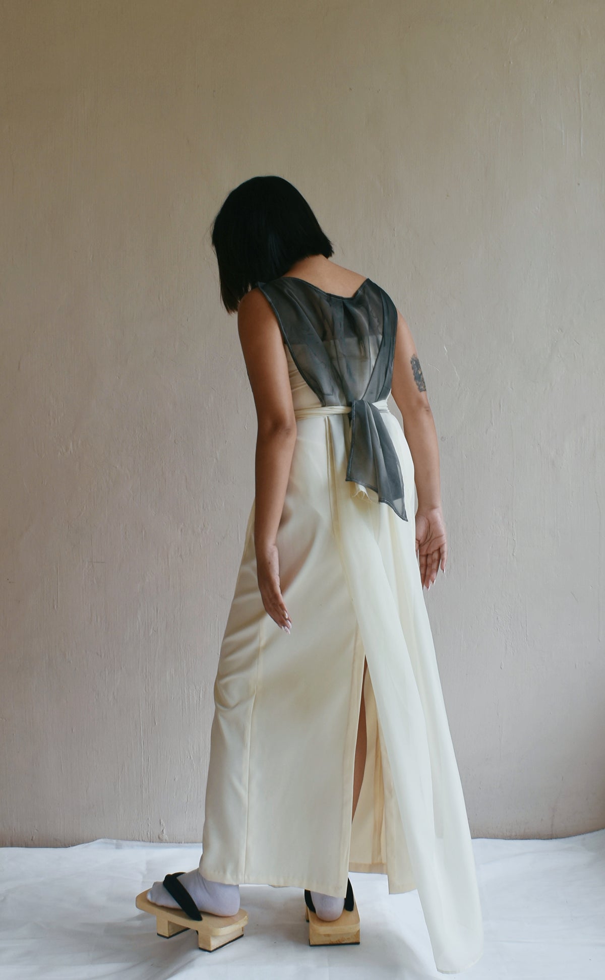 The Dress Worn Many Ways in Beige