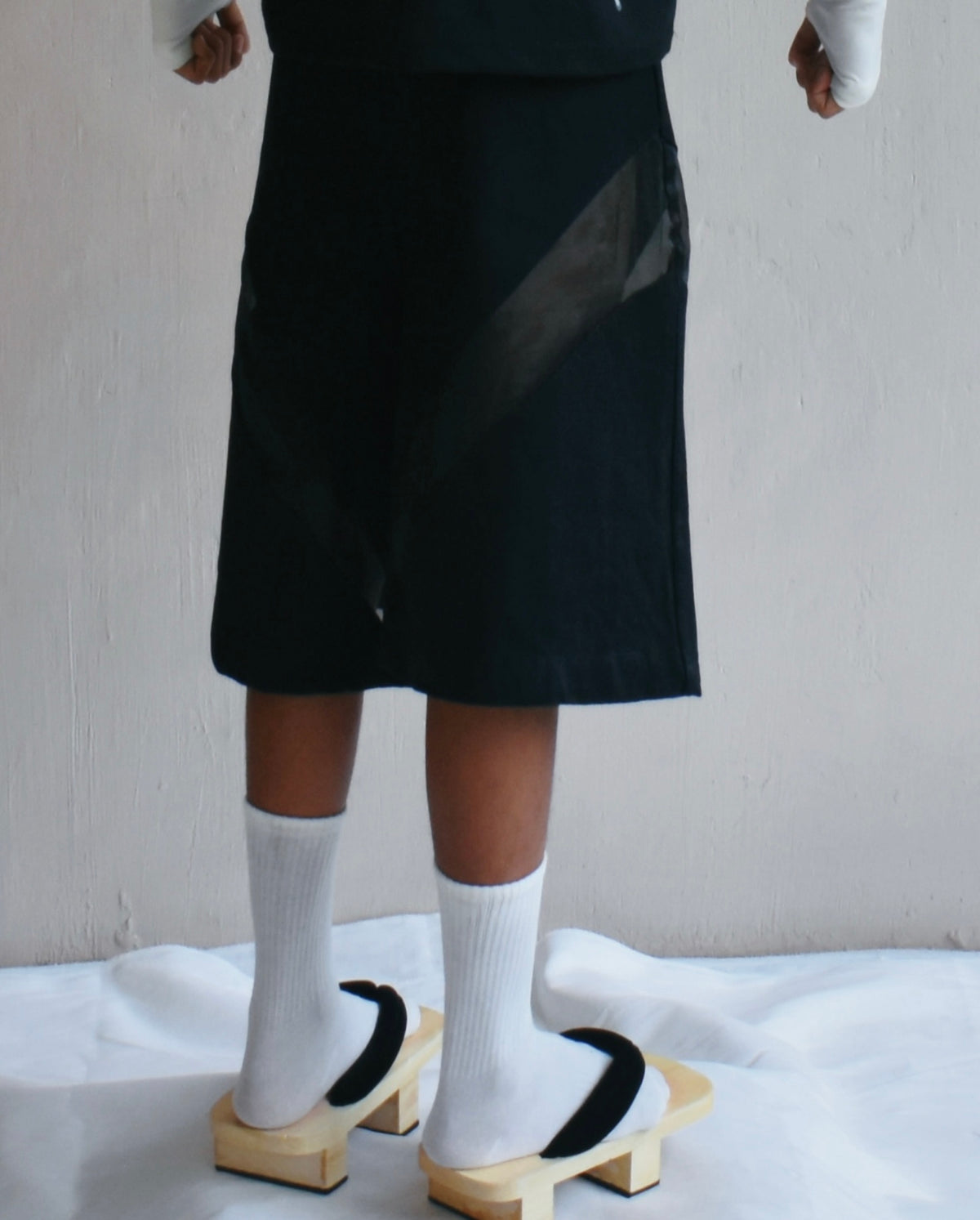 The MVN Denim Shorts in Black